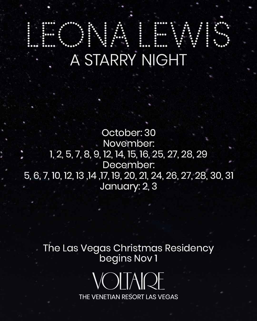 Leona Lewis - A starry night Christmas Spectacular